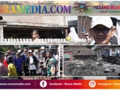 Wabup Ansori Tinjau Korban Kebakaran di Desa Kerekeh, Imbau Masyarakat Waspada Arus Pendek Listrik