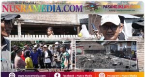 Wabup Ansori Tinjau Korban Kebakaran di Desa Kerekeh, Imbau Masyarakat Waspada Arus Pendek Listrik