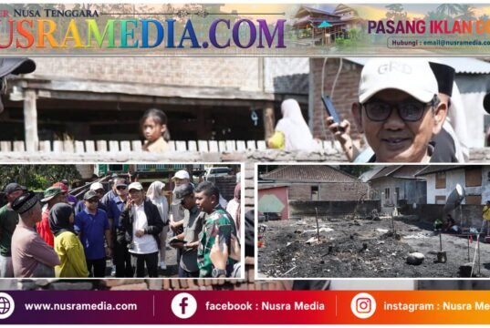 Wabup Ansori Tinjau Korban Kebakaran di Desa Kerekeh, Imbau Masyarakat Waspada Arus Pendek Listrik