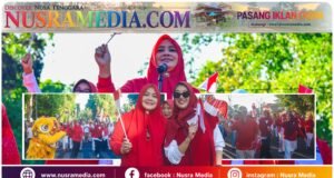 Ribuan Bendera Merah Putih Dibagikan, NTB Kobarkan Semangat Nasionalisme Jelang HUT Ke-81 RI