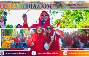 Ribuan Bendera Merah Putih Dibagikan, NTB Kobarkan Semangat Nasionalisme Jelang HUT Ke-81 RI