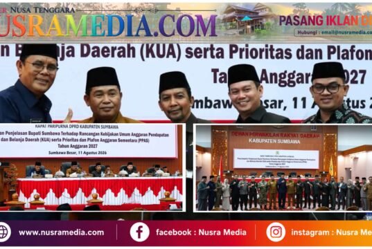 KUA-PPAS 2027 Disampaikan, Sumbawa Bidik Pendapatan Rp1,92 Triliun dan Perkuat Kemandirian Fiskal
