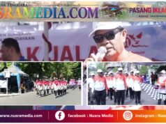 Semarak HUT ke-81 RI, Bupati Jarot dan Wabup Ansori Kompak Ramaikan Gerak Jalan Tepat Waktu di Sumbawa