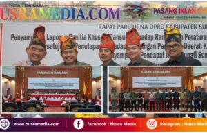 DPRD dan Pemkab Sumbawa Sepakati 9 Ranperda Jadi Perda Tahun 2026