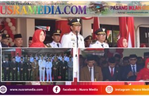 Detik-Detik Proklamasi HUT RI ke-81 di Sumbawa Berlangsung Khidmat, Merah Putih Berkibar Gagah