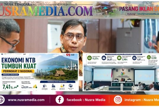 Respon Hasil Rilis BPS, Ketua Komisi III DPRD NTB Apresiasi Ekonomi NTB Melaju 7,41 Persen