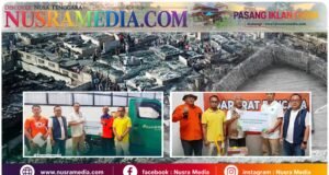 Tanggap Bencana Kebakaran Desa Adat Sade, Bank NTB Syariah Salurkan Air Bersih dan Sembako