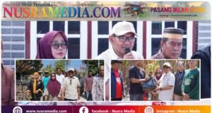 Tak Kenal Jarak, Wabup dan Ketua GOW Sumbawa Sambangi Korban Kebakaran di Pulau Bajo Medang