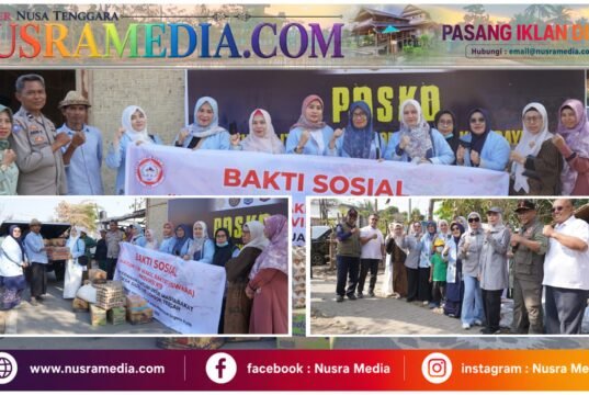 ISWARA NTB Peduli Sade, Salurkan Sembako dan Uang Tunai untuk Warga Terdampak Kebakaran
