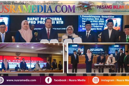 Pemprov dan DPRD NTB Sepakati Perubahan KUA-PPAS 2026, Pendapatan Daerah Naik Jadi Rp5,68 Triliun
