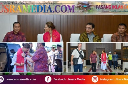 Putri Mahkota Victoria Tiba di Lombok, Disambut Tenun Sasak dan Minuman Rempah