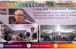 Buka Pelatihan Vokasi Berbasis Kompetensi, Sekda NTB Dorong Kolaborasi Semua Pihak