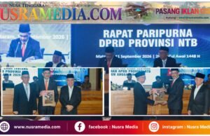 DPRD NTB Terima Penjelasan Perubahan APBD 2026, Belanja Daerah Naik Rp319 Miliar