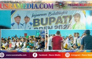 Bupati Open 2026 Ditutup, Wabup Sumbawa Tekankan Pembinaan Atlet Sejak Usia Dini