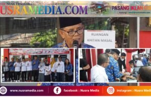 Hadiri Khitanan Massal, Bupati Jarot Apresiasi Peran Nyata PMI Sumbawa