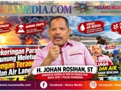 Anggota DPR RI asal NTB Johan Rosihan : Menjaga Air Berarti Menjaga Pangan dan Masa Depan Petani