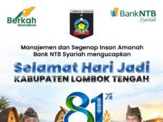 Bank NTB Syariah : Selamat Hari Jadi Lombok Tengah ke-81
