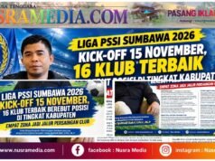 Liga PSSI Sumbawa 2026 Kick-off 15 November, 16 Klub Terbaik Berebut Posisi di Tingkat Kabupaten