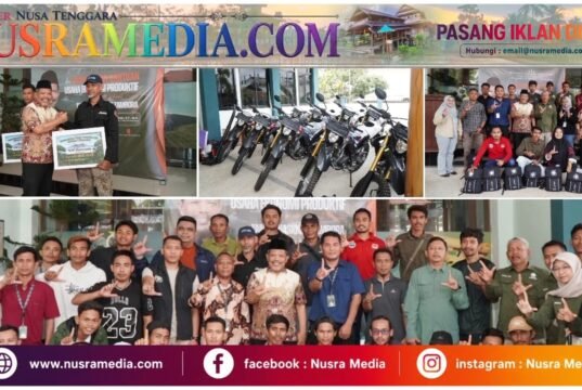Johan Rosihan Serahkan Bantuan Usaha Produktif dan Sarpras Penanganan Karhutla di Taman Nasional Tambora