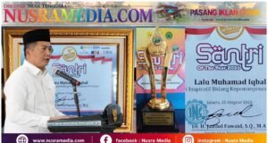 Dari Pesantren ke Pemerintahan, Gubernur NTB Lalu Iqbal Raih Santri of The Year 2026