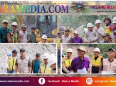 Wabup Sumbawa Dampingi Langsung Gubernur NTB Tinjau Jalan Batu Dulang-Tepal
