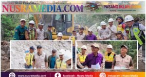 Wabup Sumbawa Dampingi Langsung Gubernur NTB Tinjau Jalan Batu Dulang-Tepal